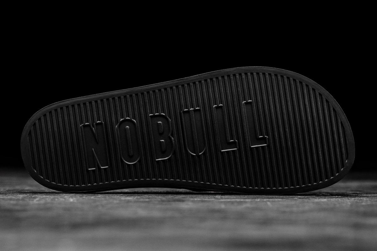 Nobull Men's Slides Black | Australia (HB0536)